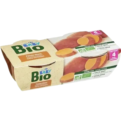 CARREFOUR BABY BIO Plat pour bébé dès mois patate douce x120 g